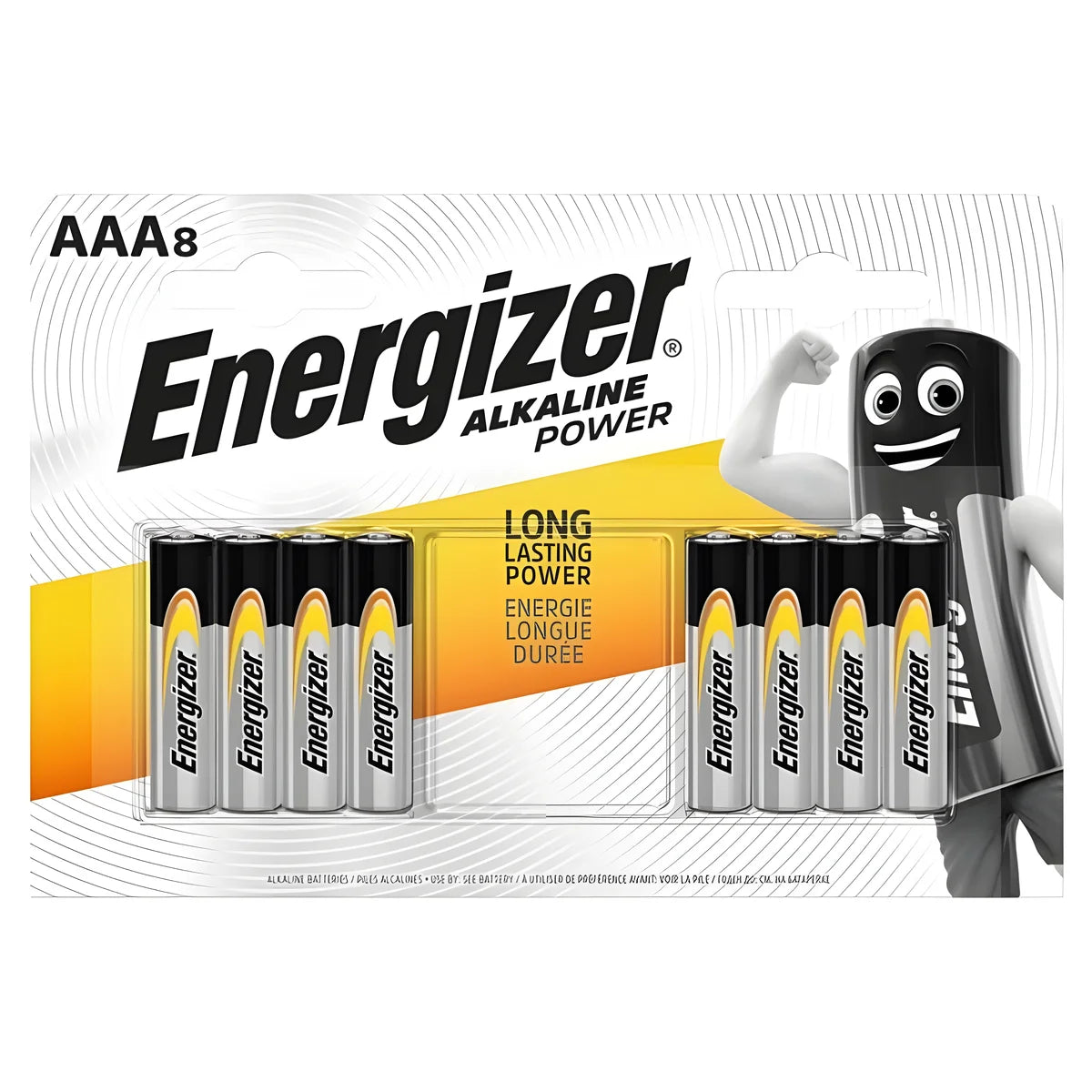 energizer pile alcaline puissance aaa lr03 8 unit