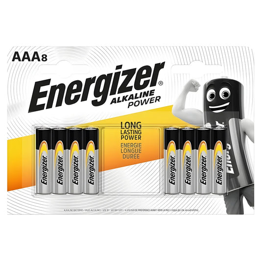 energizer pile alcaline puissance aaa lr03 8 unit