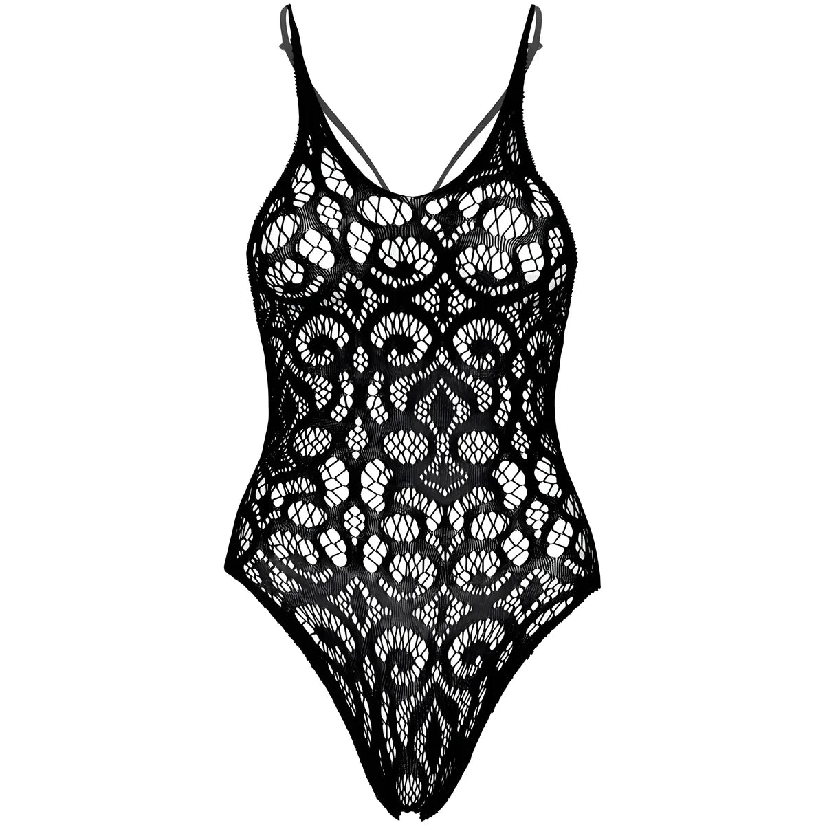 leg avenue teddy en dentelle sans coutures noir