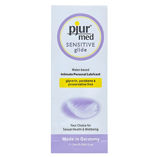pjur med lubrifiant base eau sensitive glide 2 ml