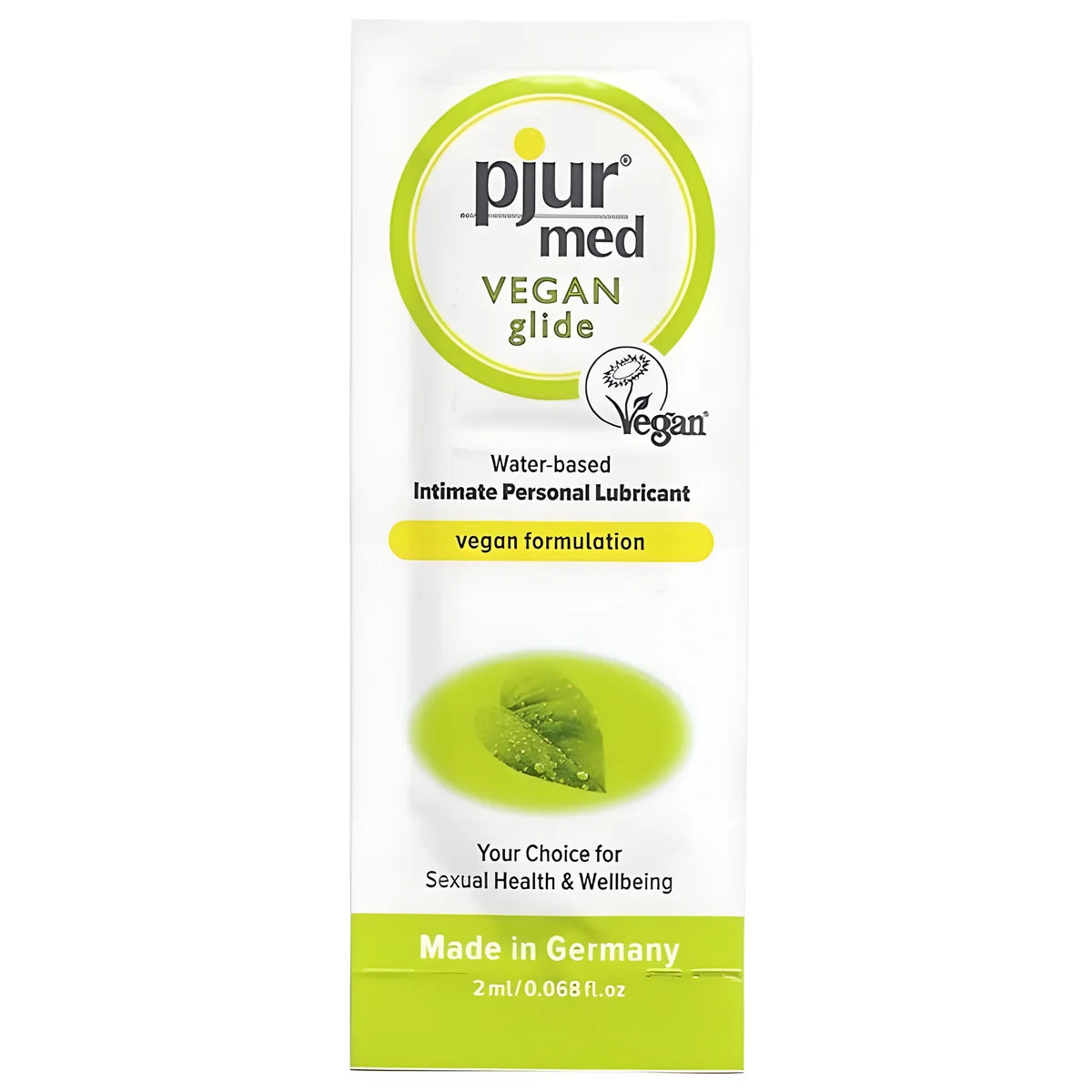 pjur med lubrifiant base eau vegan glide 2 ml