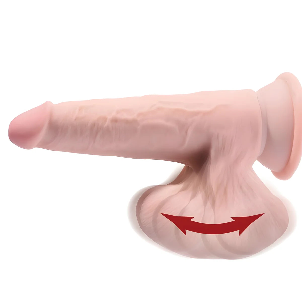 king cock balles gode 3d plus 24 5 cm peau claire
