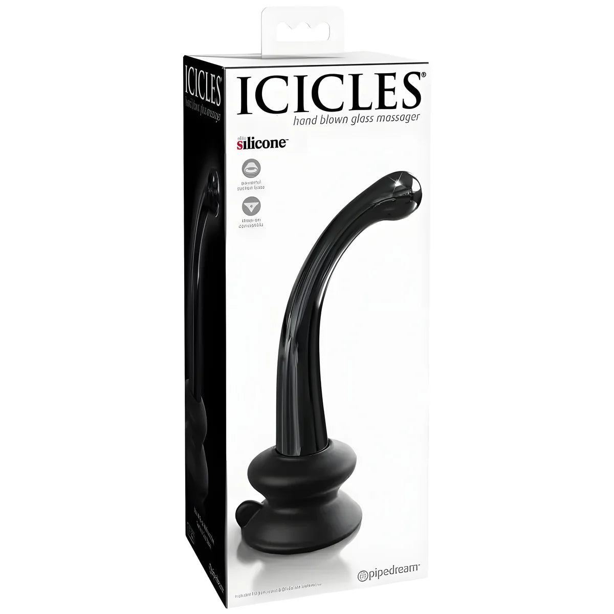 icicles n 87 gode en verre avec ventouse