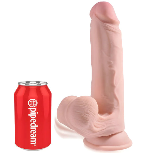 king cock plus balles gode 3d 20 3 cm
