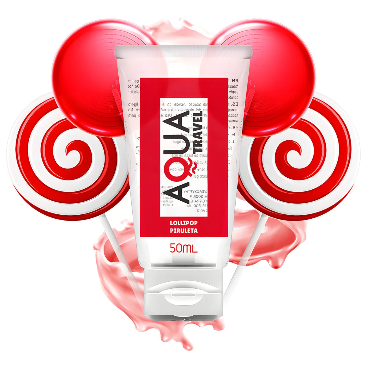 aqua travel lubrifiant a base deau saveur lollipop 50 ml