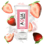 Lubrifiant Aqua travel crème de fraise 50 ml BASE - Vignette | Adopt1toy