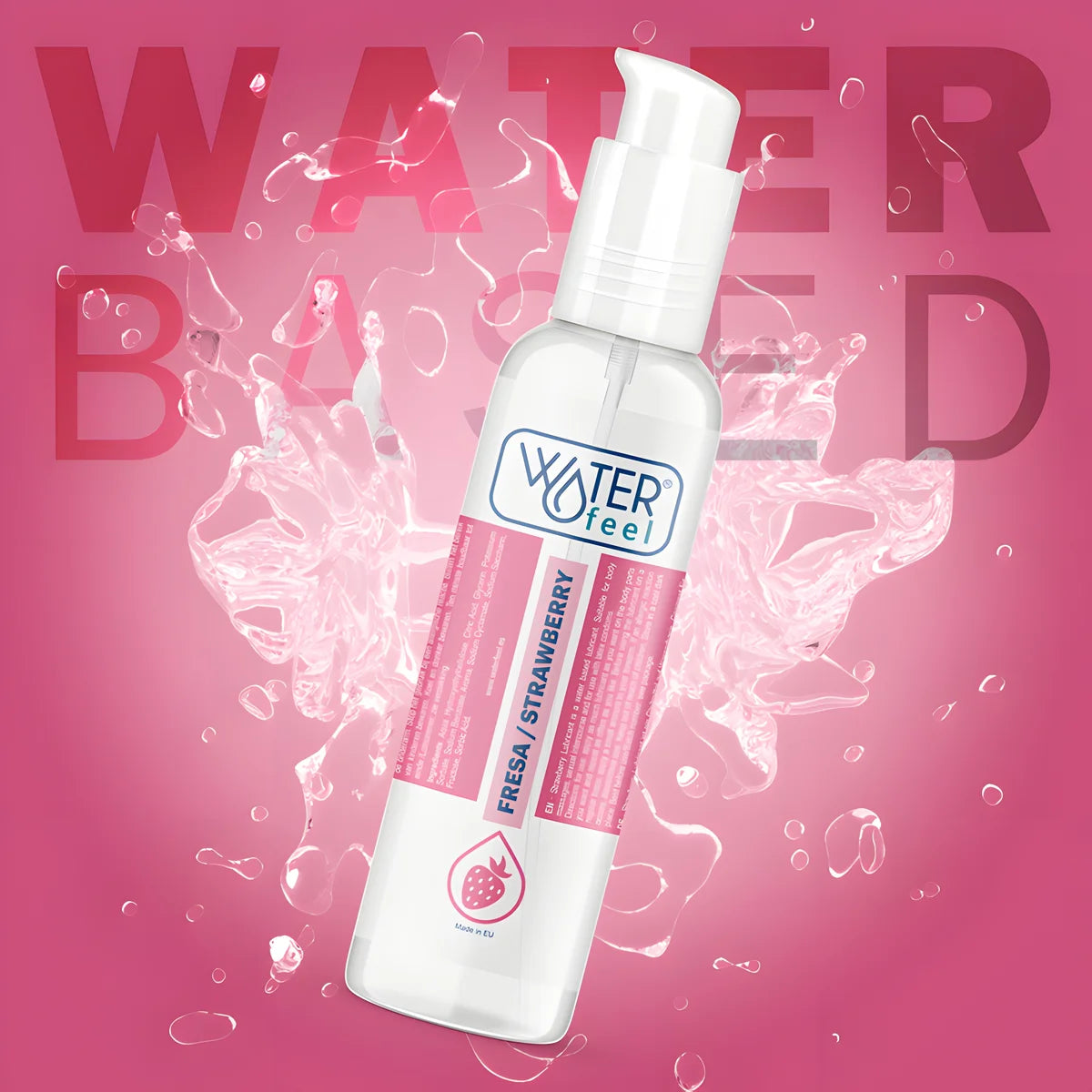 waterfeel lubrifiant a base deau de fraise 175 ml
