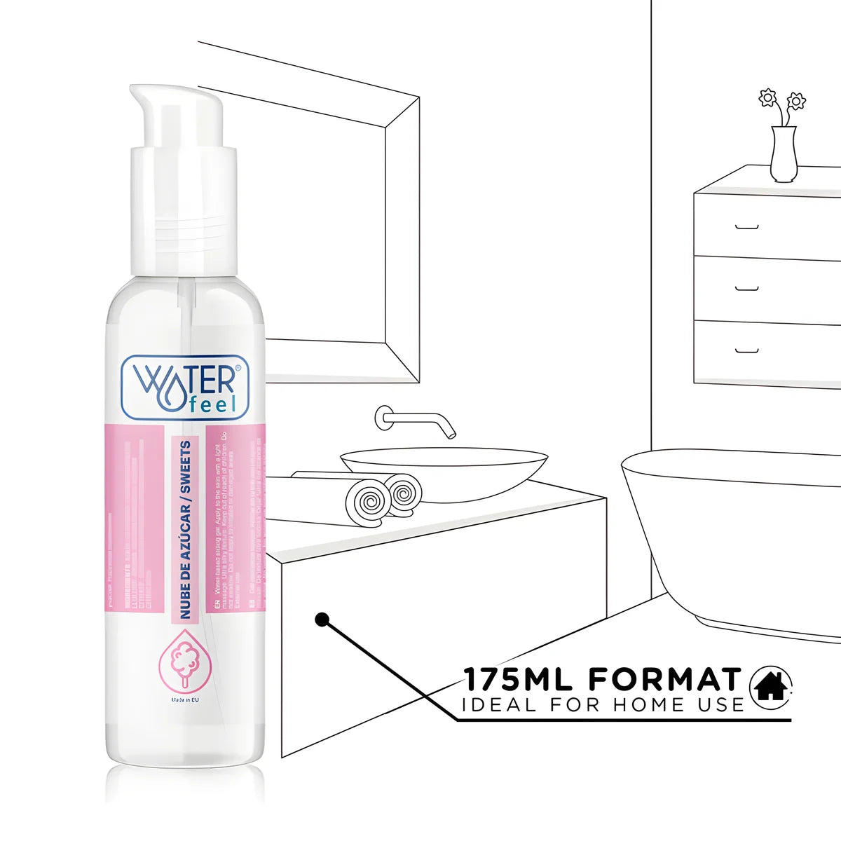 waterfeel lubrifiant nuage de sucre 175 ml