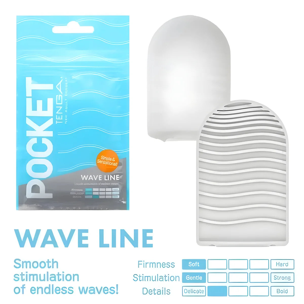 tenga masturbateur de poche wave line