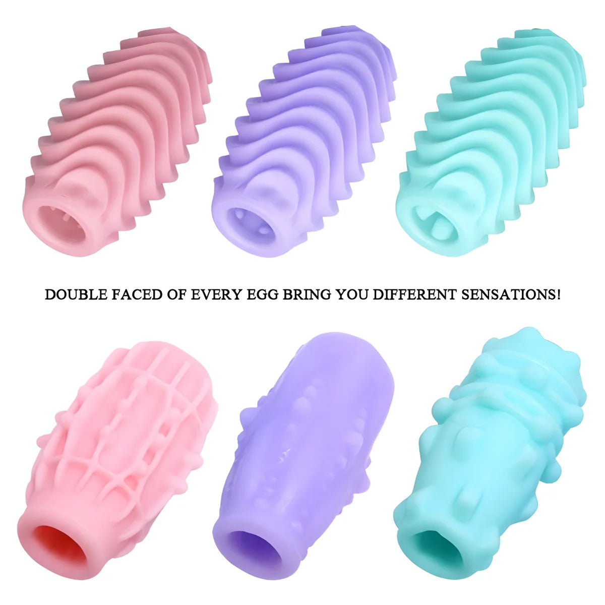 pretty love oeuf masturbateur double face 15 unites