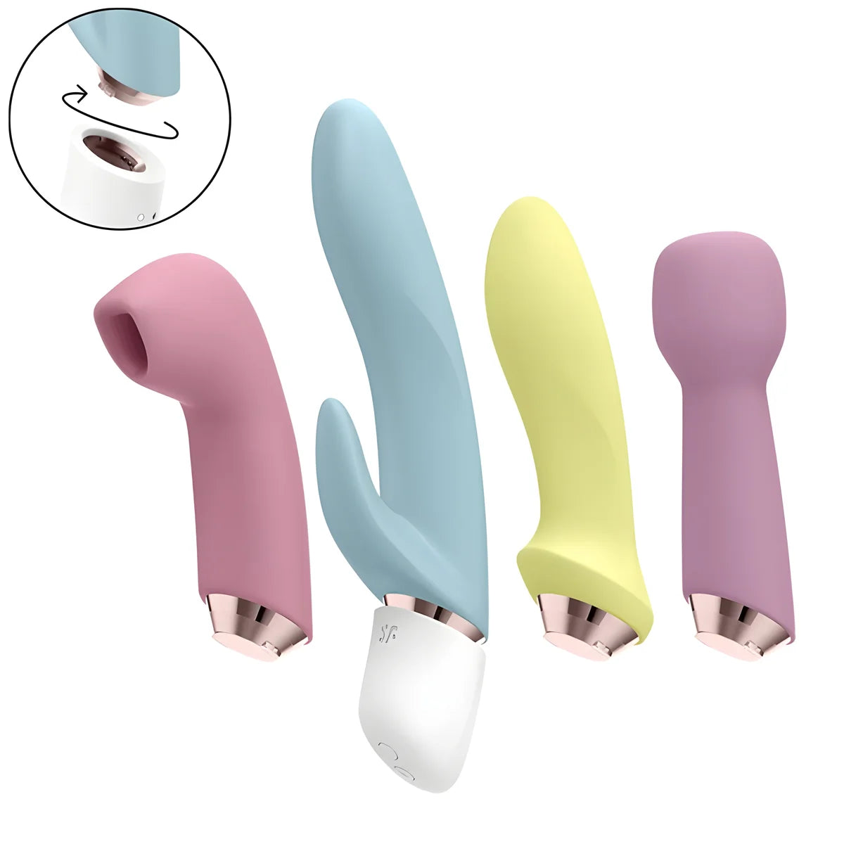 satisfyer marvelous four ensemble vibrateur et air pulse