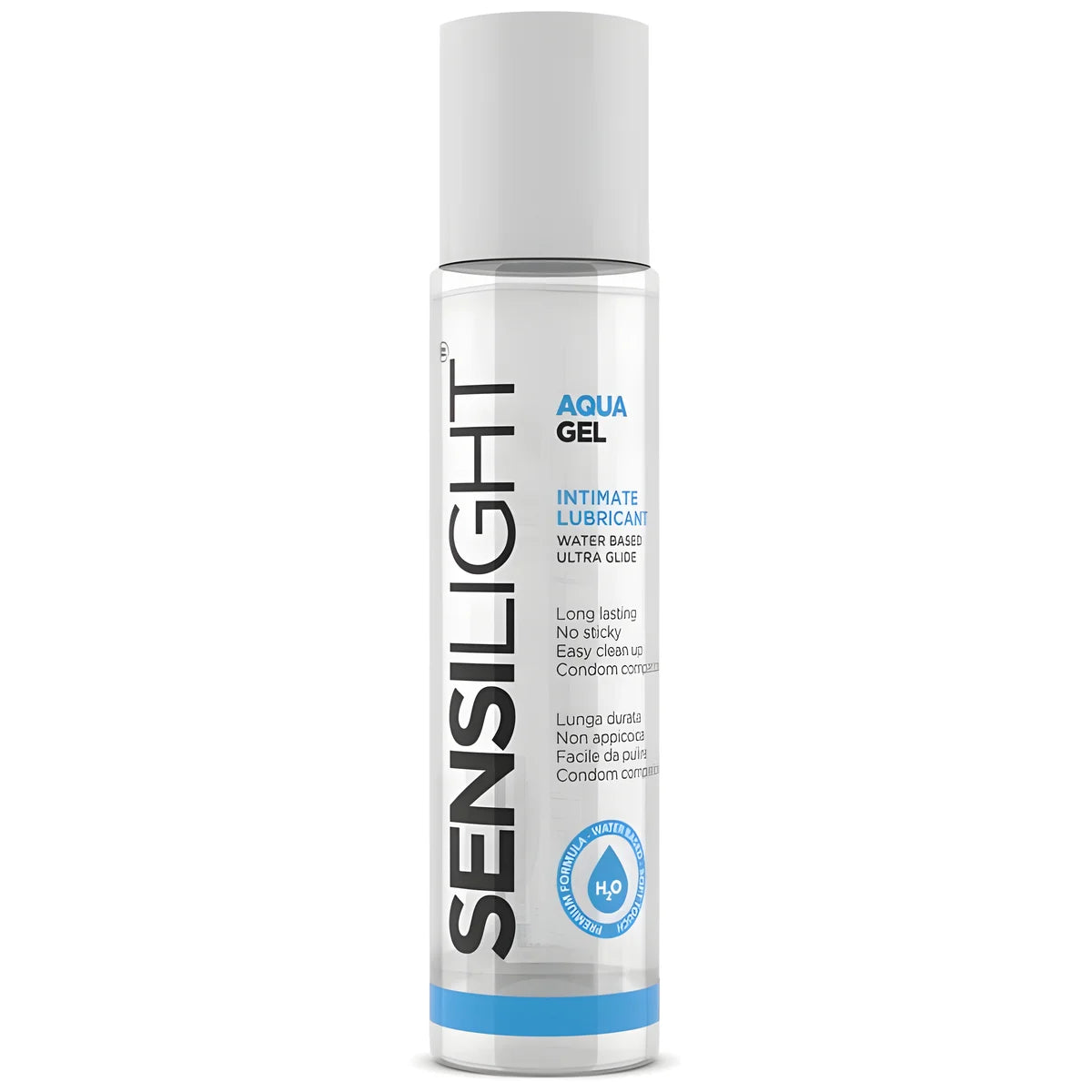 Lubrifiant base eau hydratant pour zone intime — vue de profil