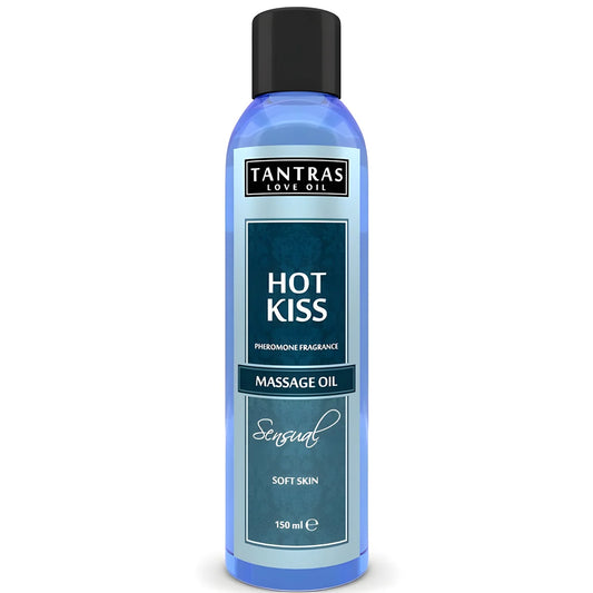 intimateline huile de massage tantras love oil hot kiss 150 ml