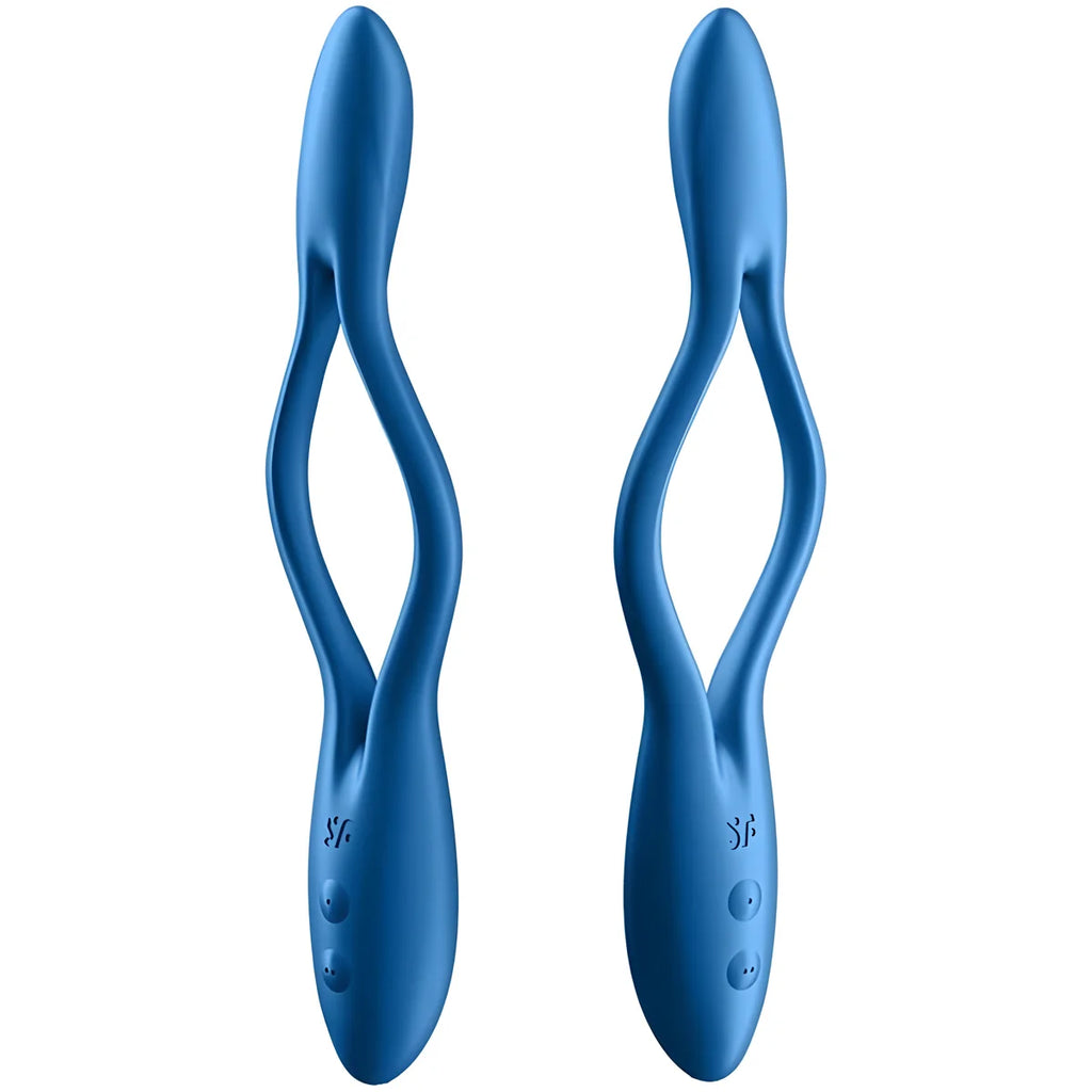 satisfyer vibrateur multi elastique game bleu