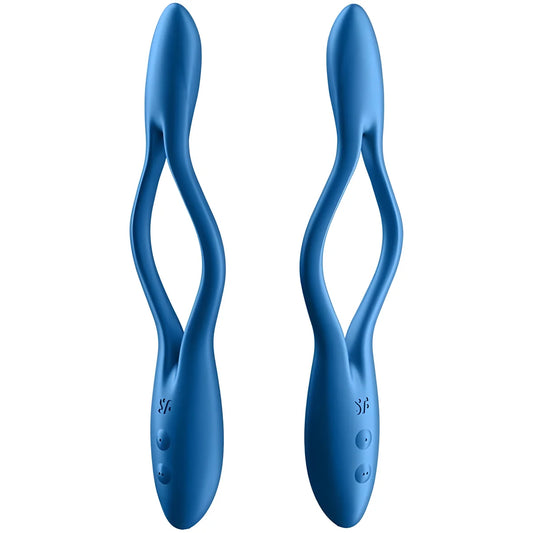 satisfyer vibrateur multi elastique game bleu