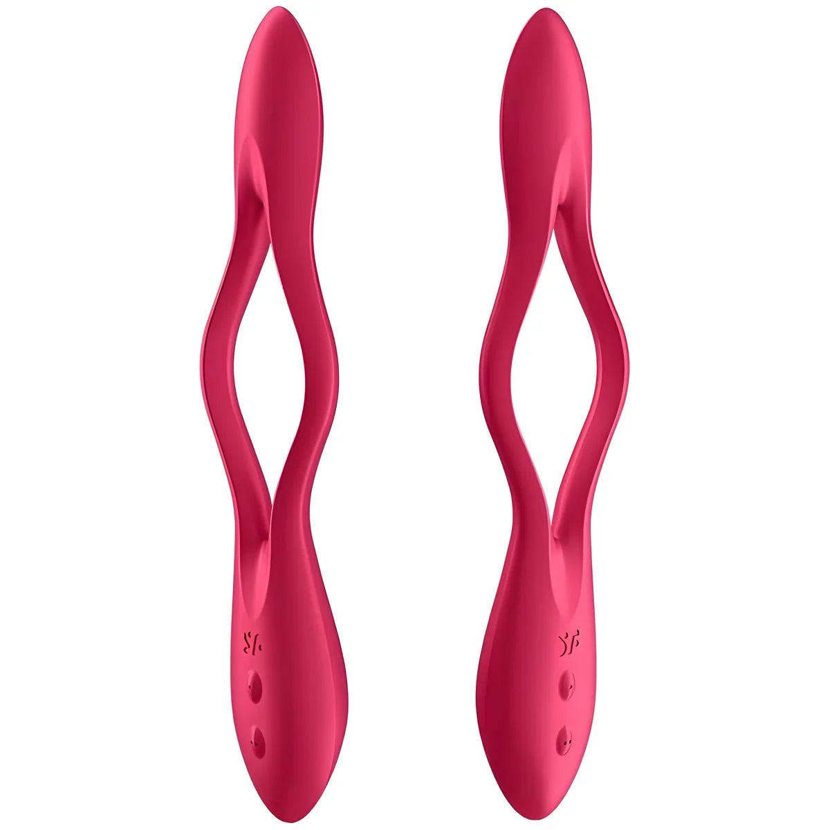satisfyer vibrateur multi elastic joy rouge