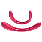 satisfyer vibrateur multi elastic joy rouge