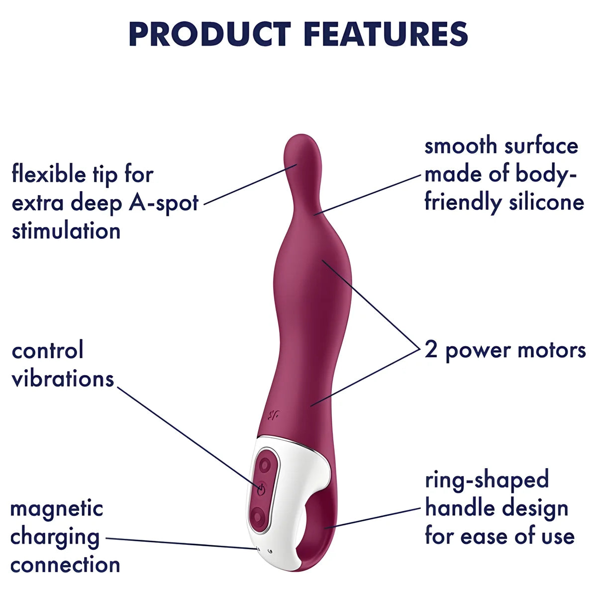 satisfyer vibrateur amazing 1 aspot baie