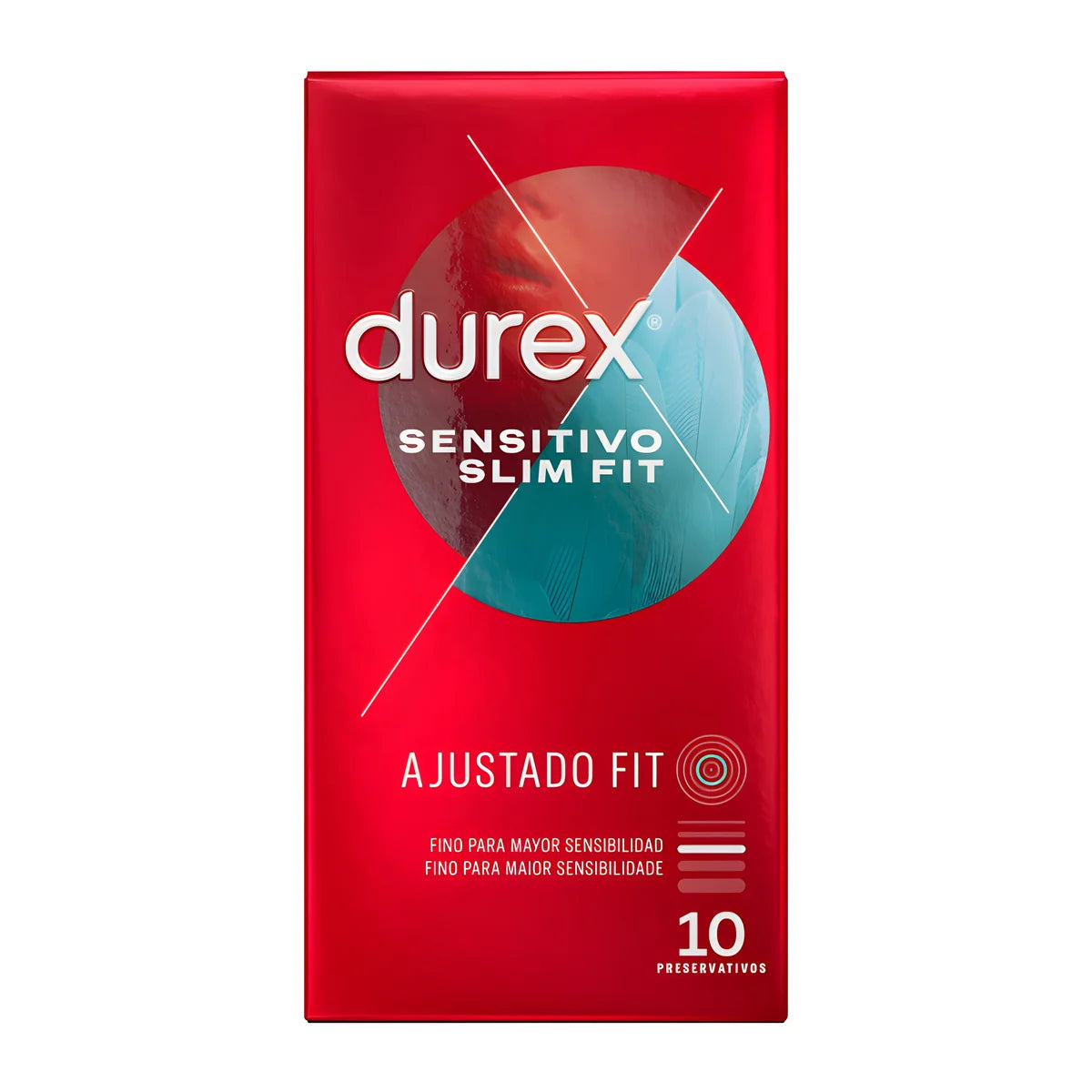 durex sensitivo slim fit 10 unites