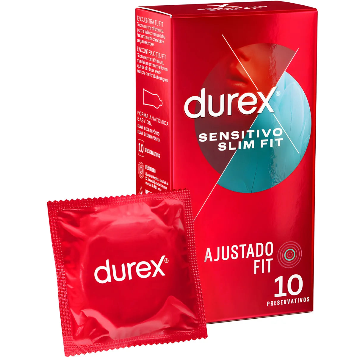 durex sensitivo slim fit 10 unites