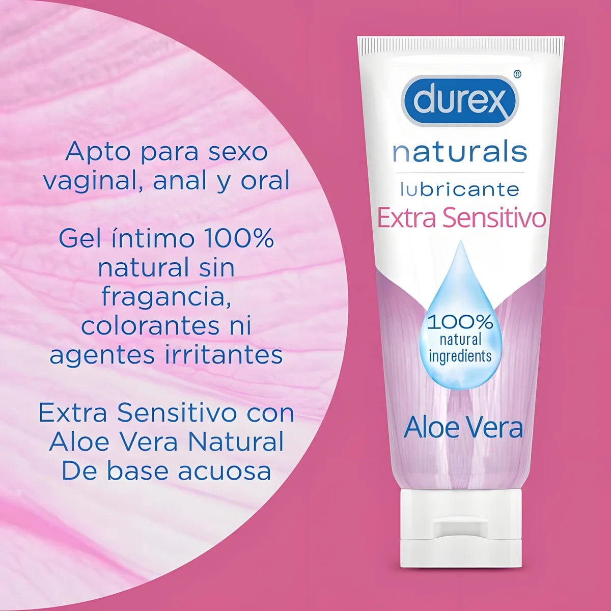 durex lubrifiant extra sensible naturel 100 ml