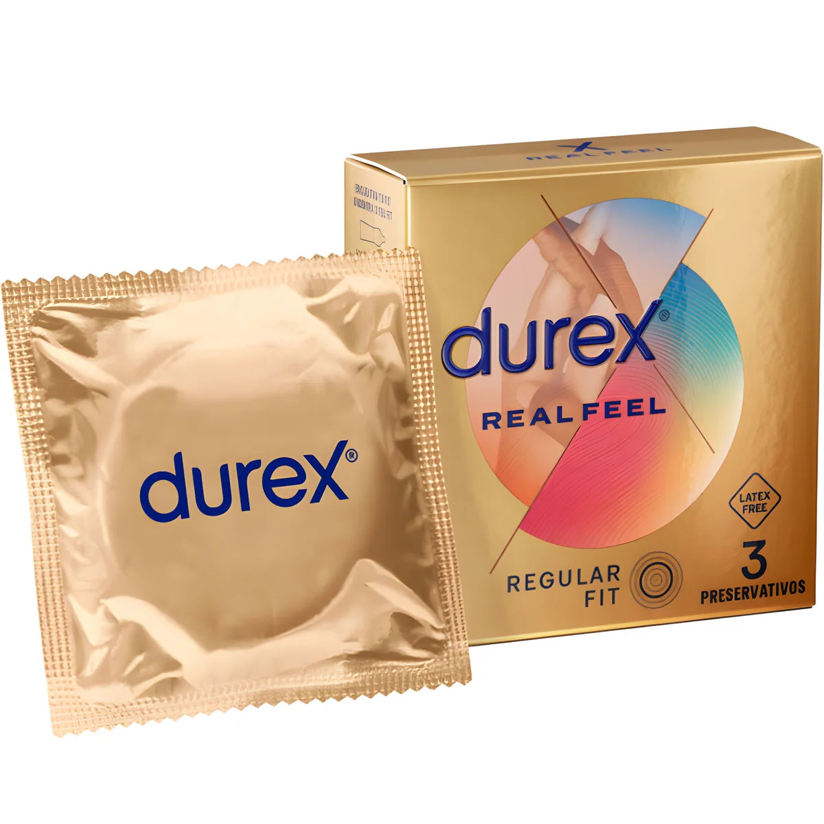 durex preservatifs real feel 3 unites
