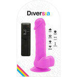 DIVERSIA - DILDO VIBRANT FLEXIBLE VIOLET 20.5 CM -O- 4.2 CM - Vignette | Adopt1toy