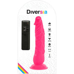 DIVERSIA - DILDO VIBRANT FLEXIBLE ROSE 21 CM -O- 4.9 CM - Vignette | Adopt1toy
