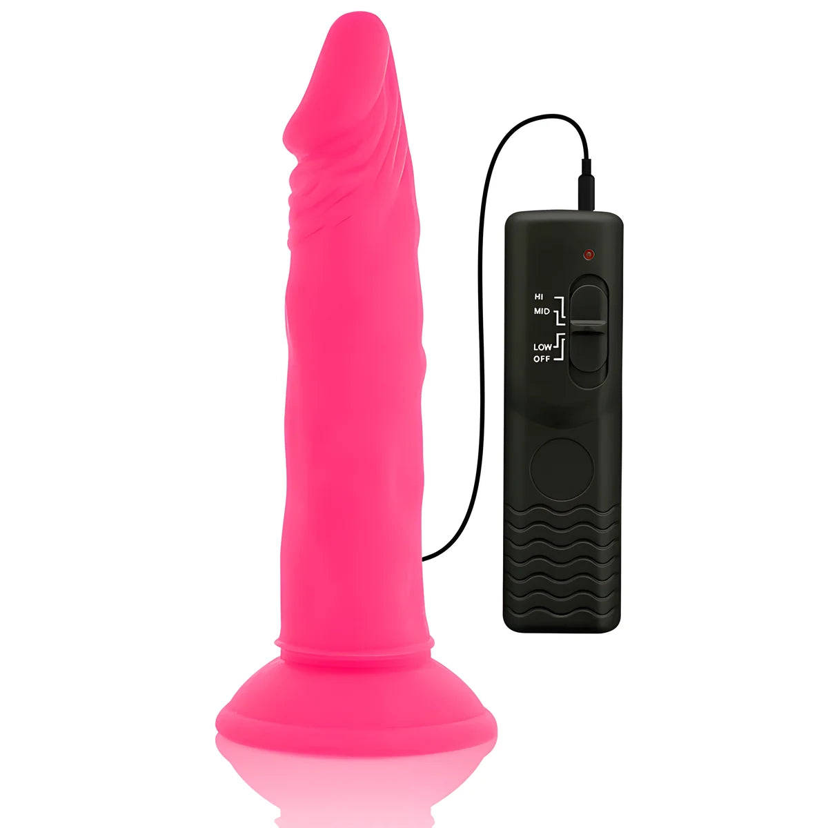 diversia dildo souple avec vibration rose 23 cm o 4 3 cm