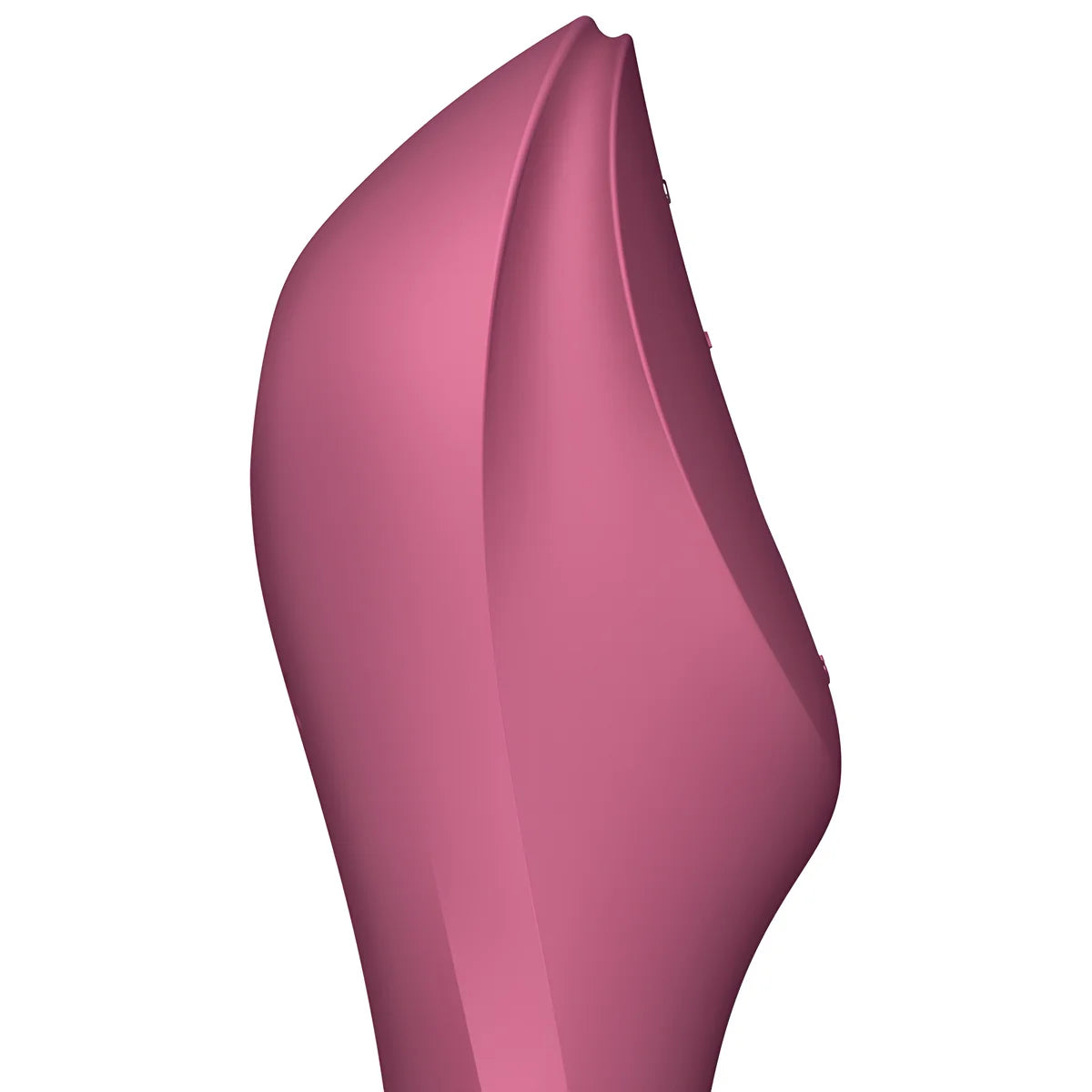 satisfyer stimulateur et vibrateur curvy trinity 3 rouge