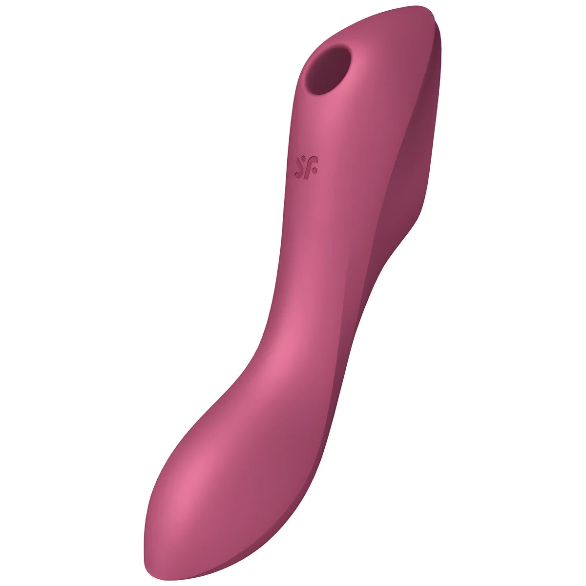 satisfyer stimulateur et vibrateur curvy trinity 3 rouge