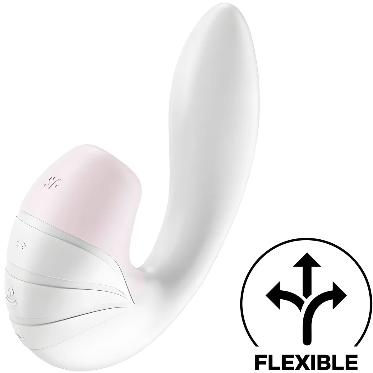 satisfyer supernova air pulse stimulateur et vibration blanc