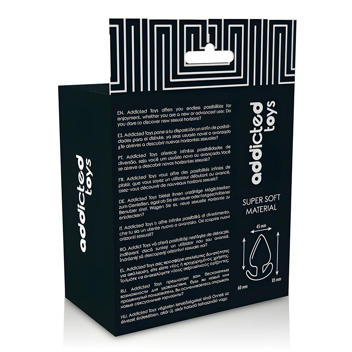 addicted toys bouchon anal 8 5 cm