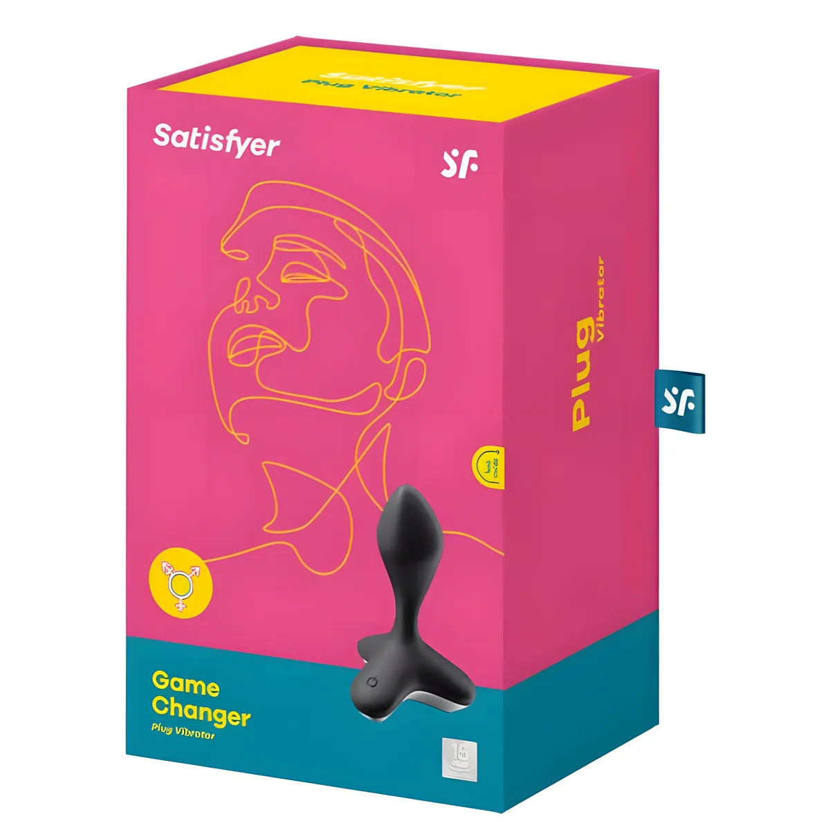 satisfyer vibrateur plug game changer rose