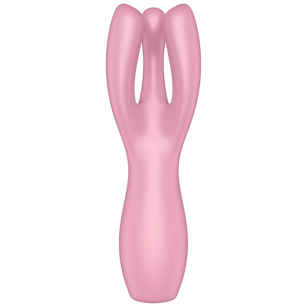 satisfyer vibrateur threesome 3 rose
