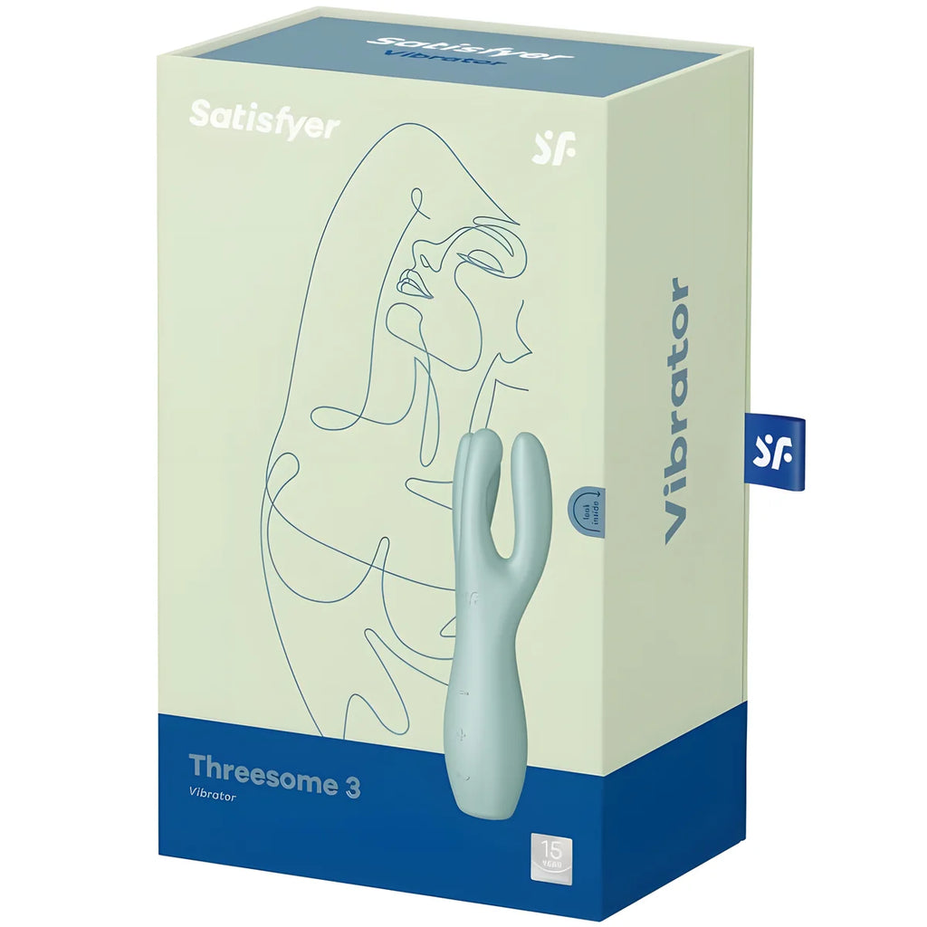 satisfyer vibrateur threesome 3 rose