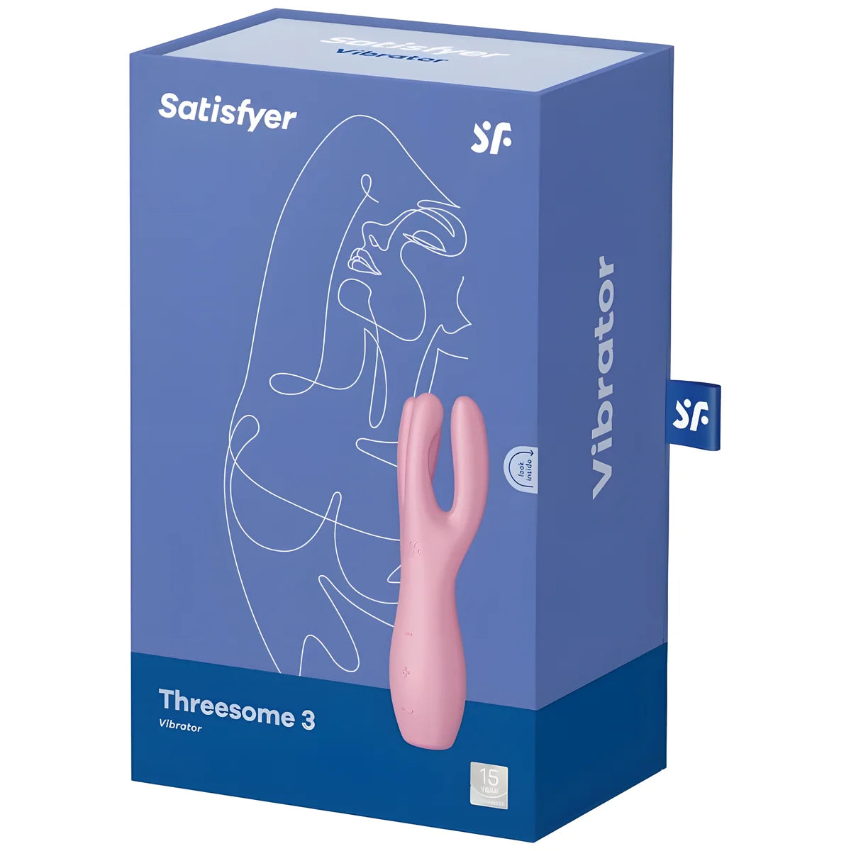 satisfyer vibrateur threesome 3 rose