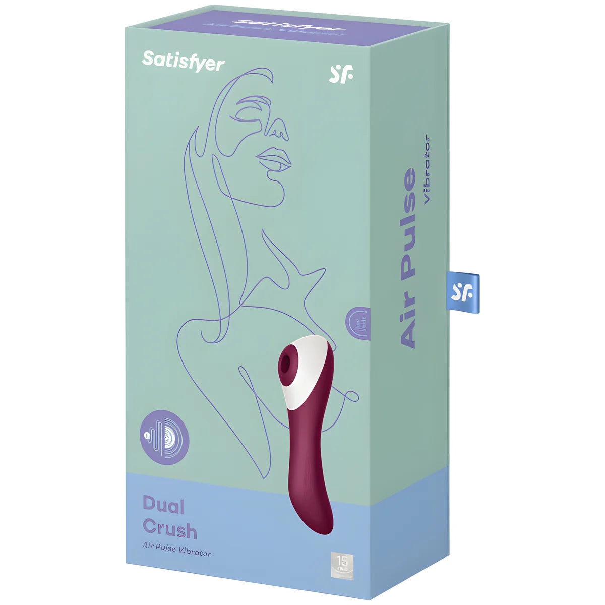 satisfyer vibrateur impulsions air dual crush