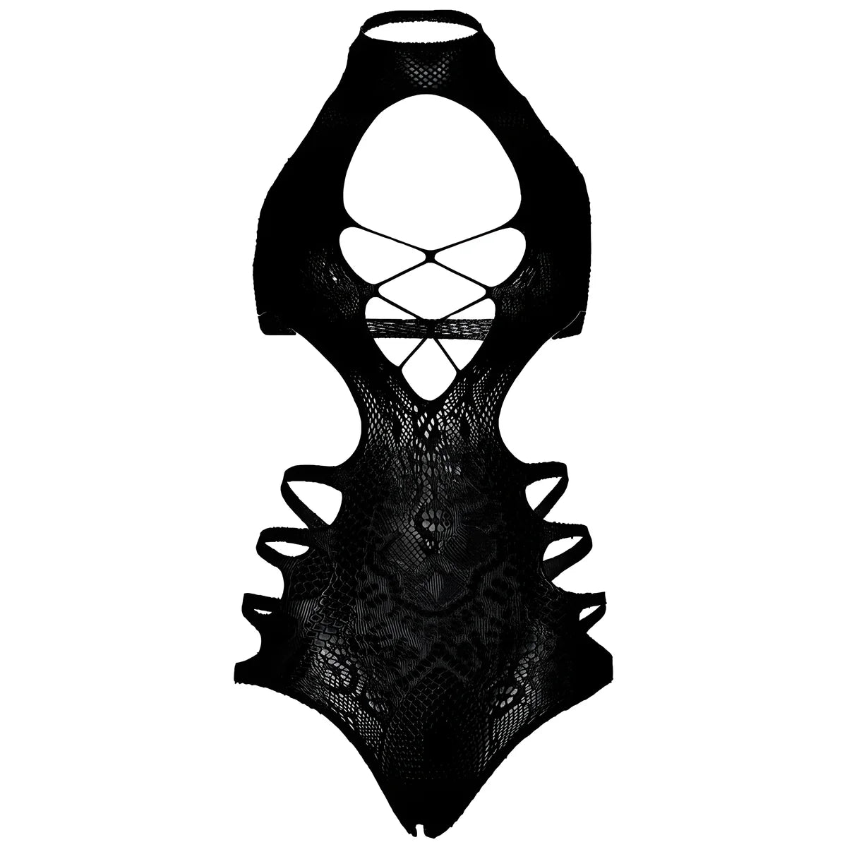 leg avenue body bretelles decoupee taille unique noir