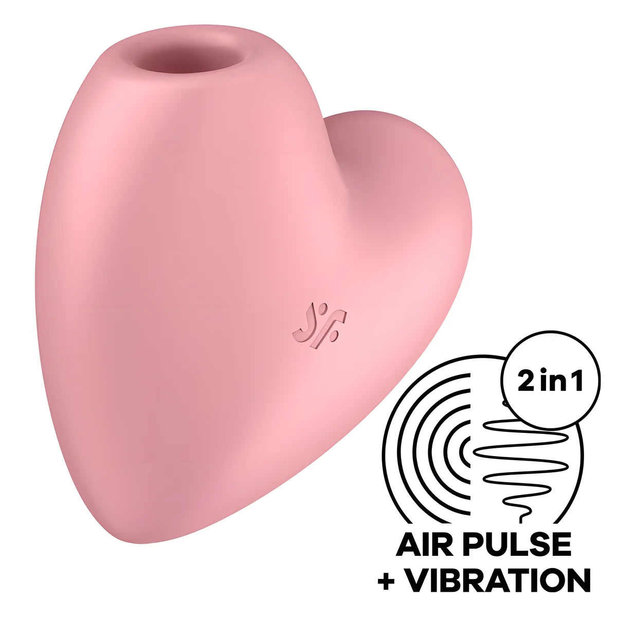 satisfyer cutie heart stimulateur et vibrateur de pulse dair bleu