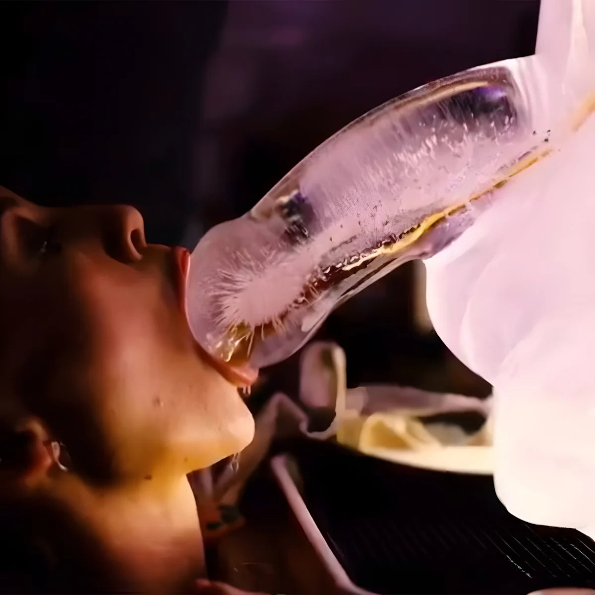 play wiv me huge penis ice luge moule