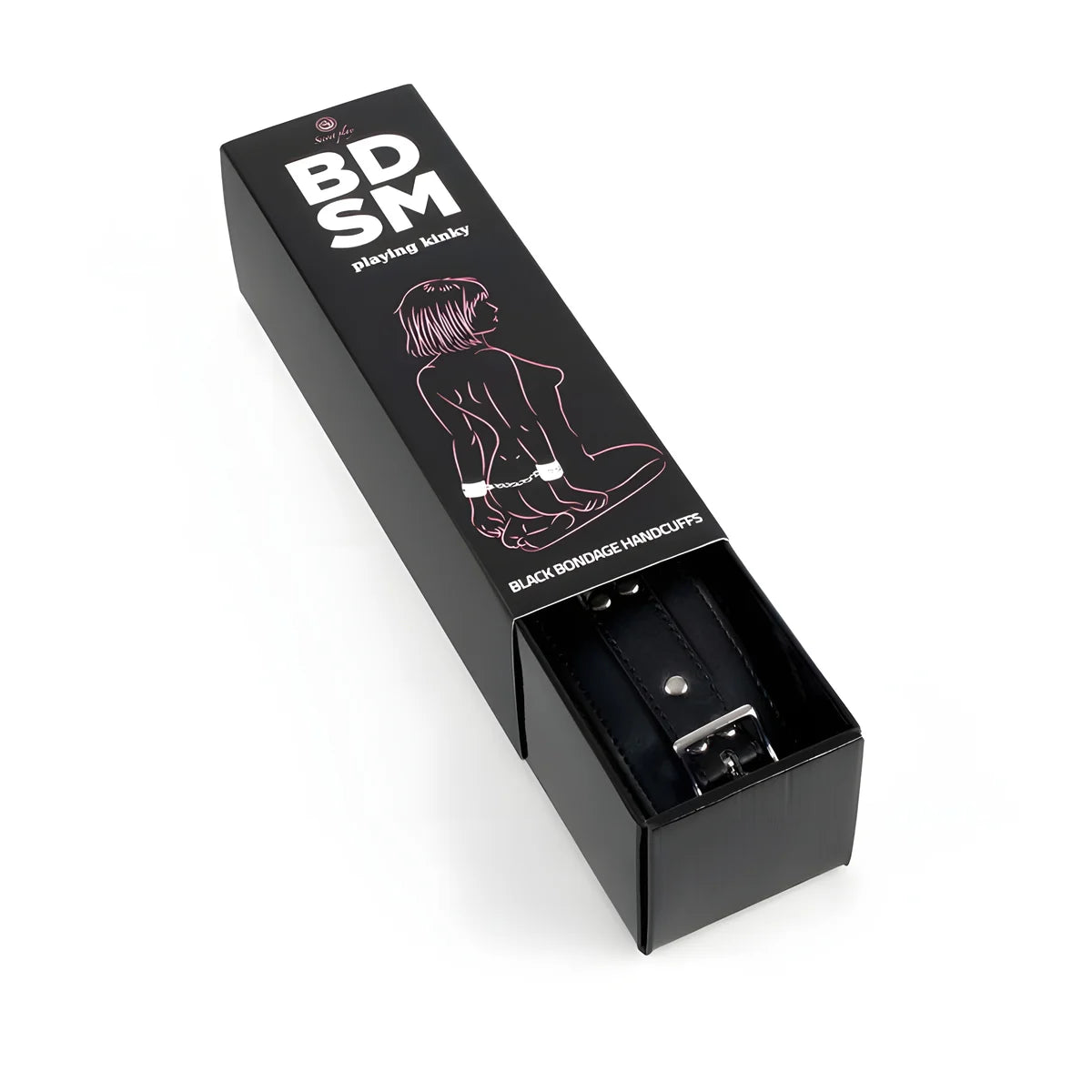 secretplay menottes de bondage noires collection bdsm