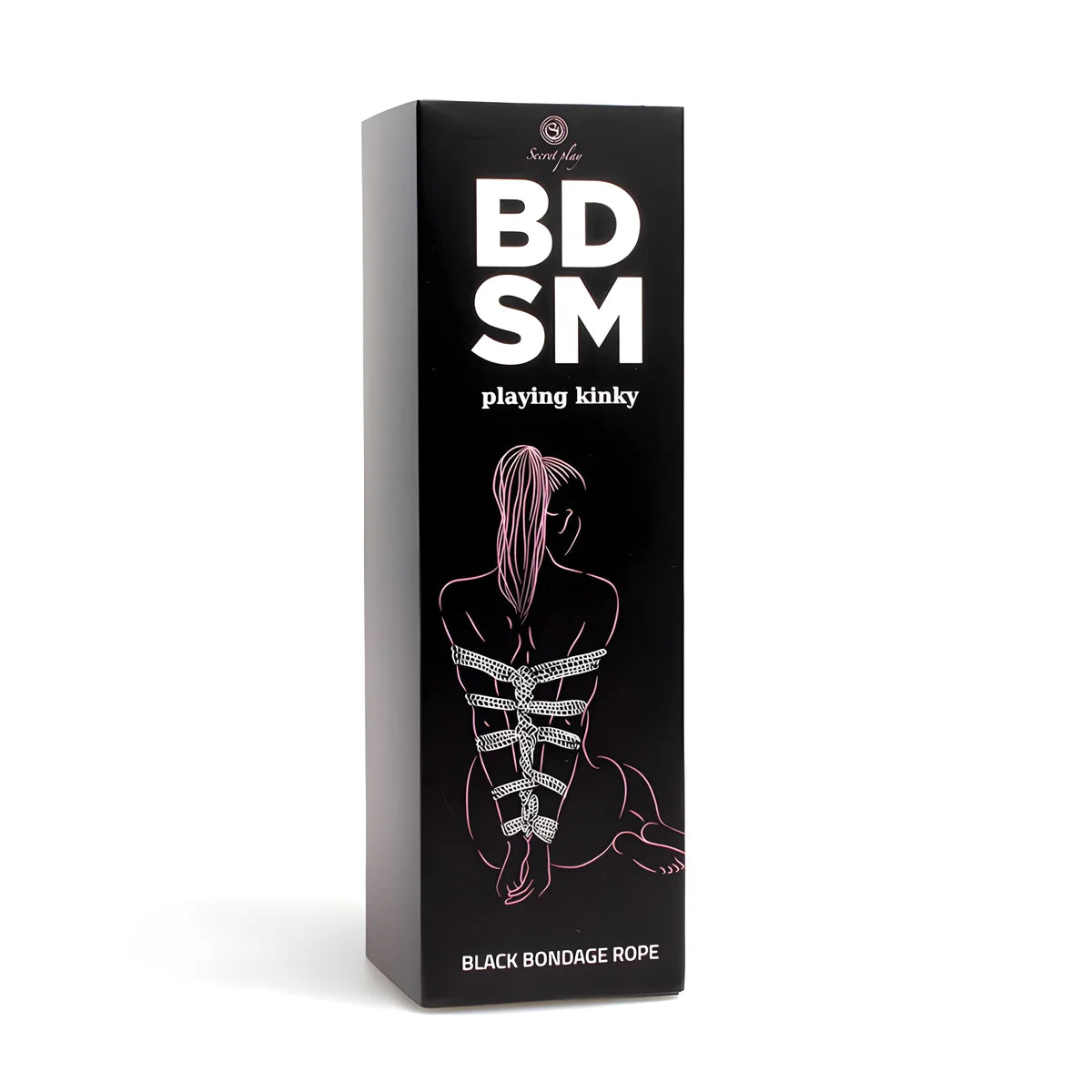 secretplay corde de bondage noire collection bdsm