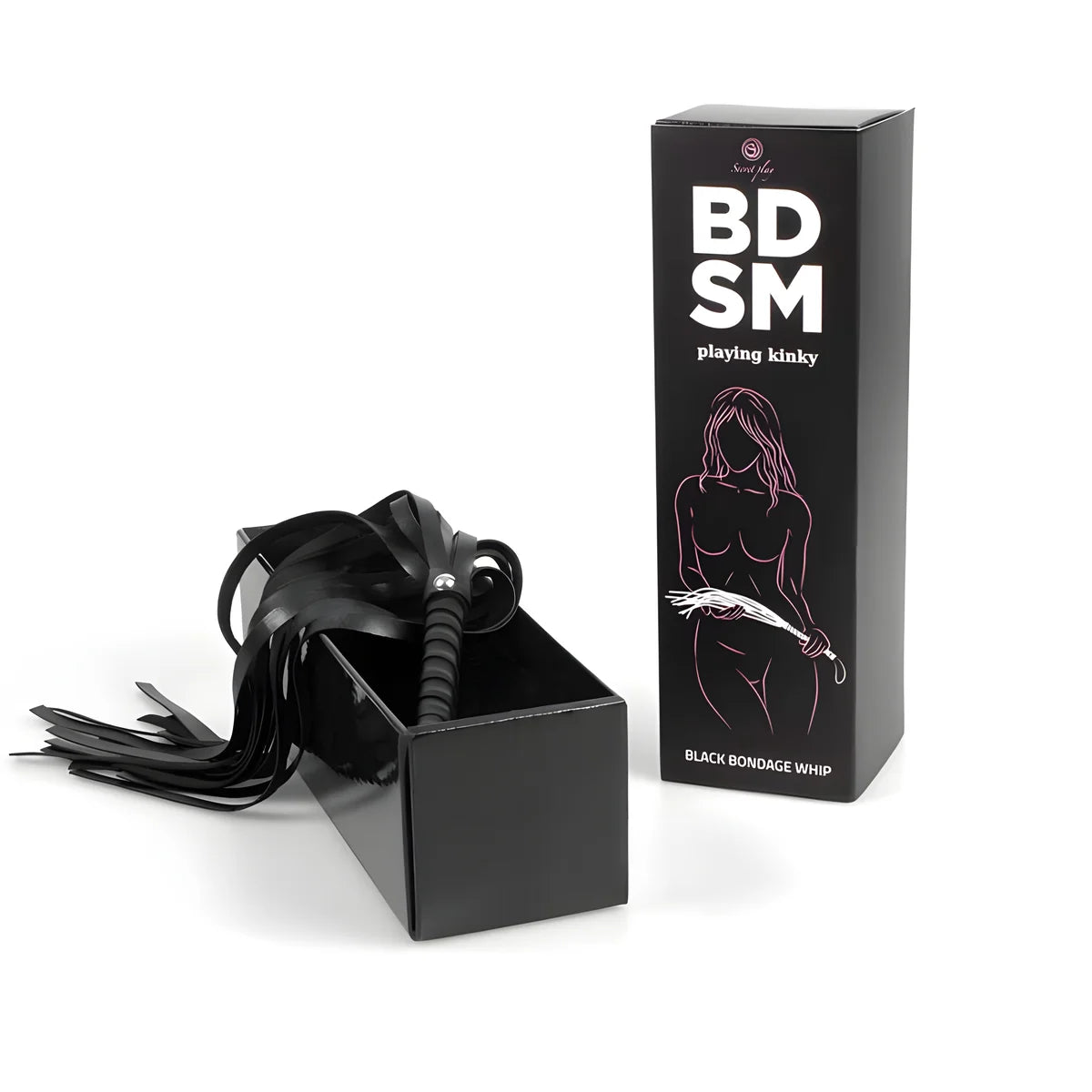 secretplay fouet de bondage noir collection bdsm