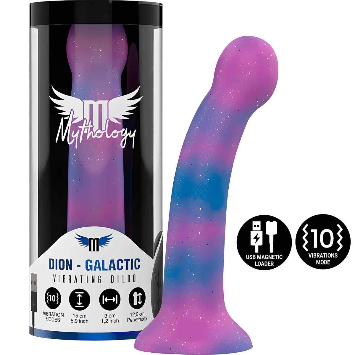 mythology dion galactic dildo s vibrateur watchme technologie sans fil compatible