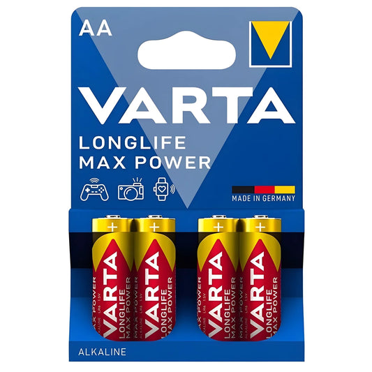 varta max power pile alcaline aa lr6 4 unite