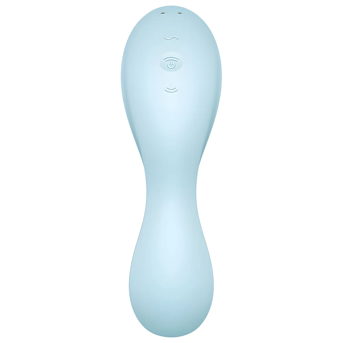 satisfyer application stimulateur et vibrateur curvy trinity 5 blanc