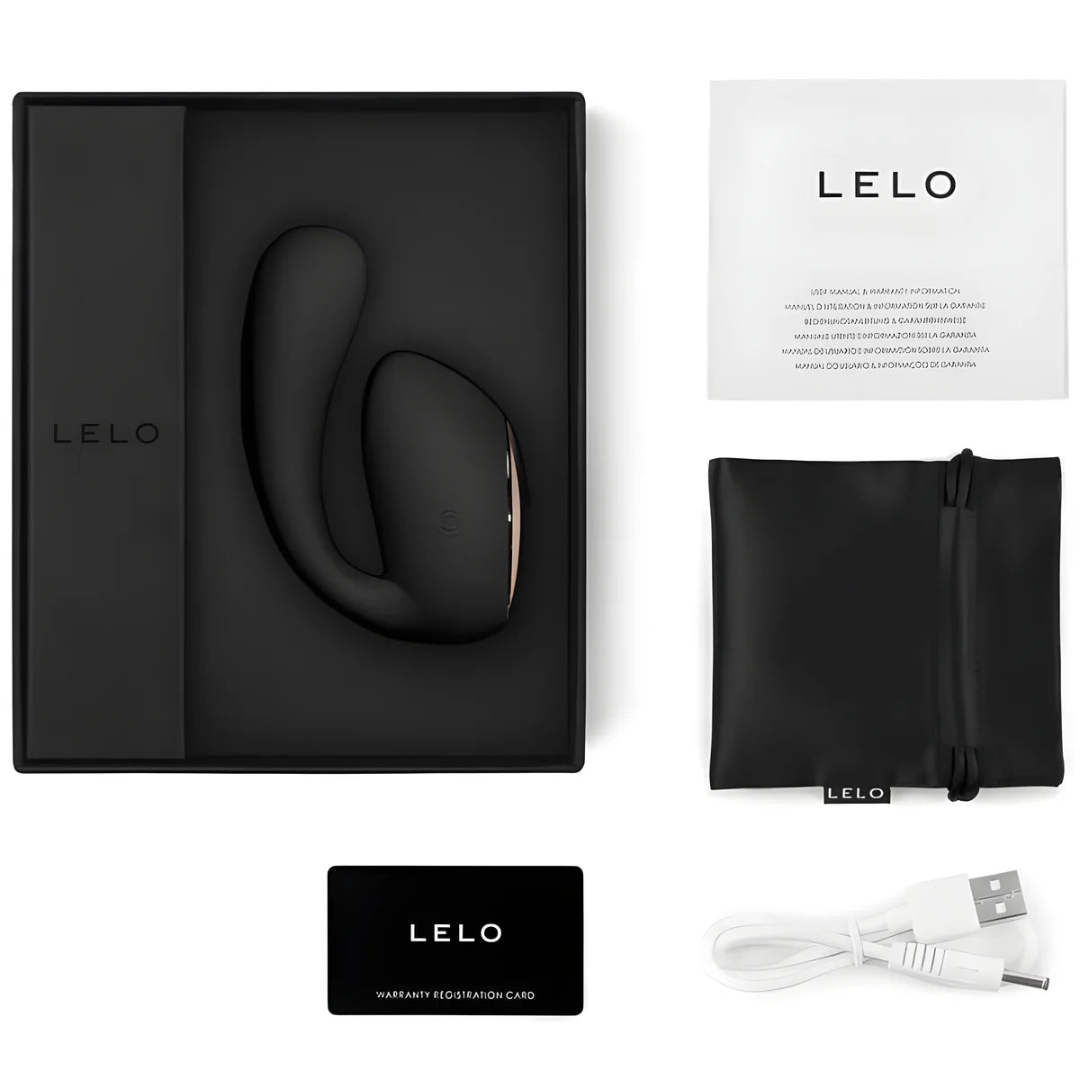 lelo masseur pour couples lelo ida wave noir