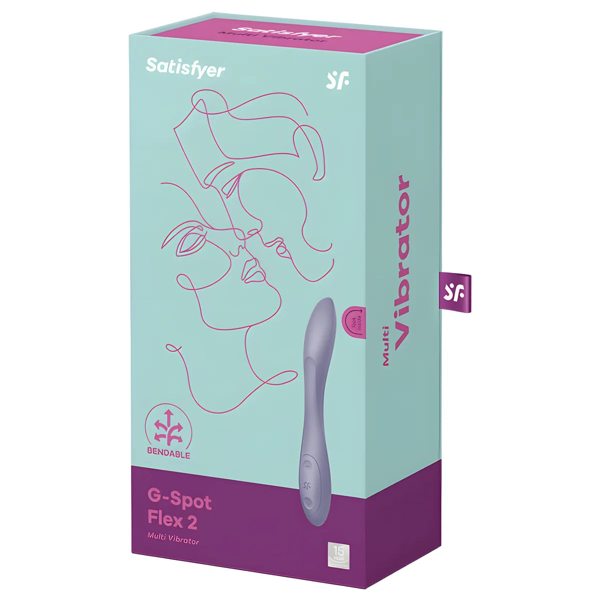 satisfyer vibrateur multi g spot flex 2 violet