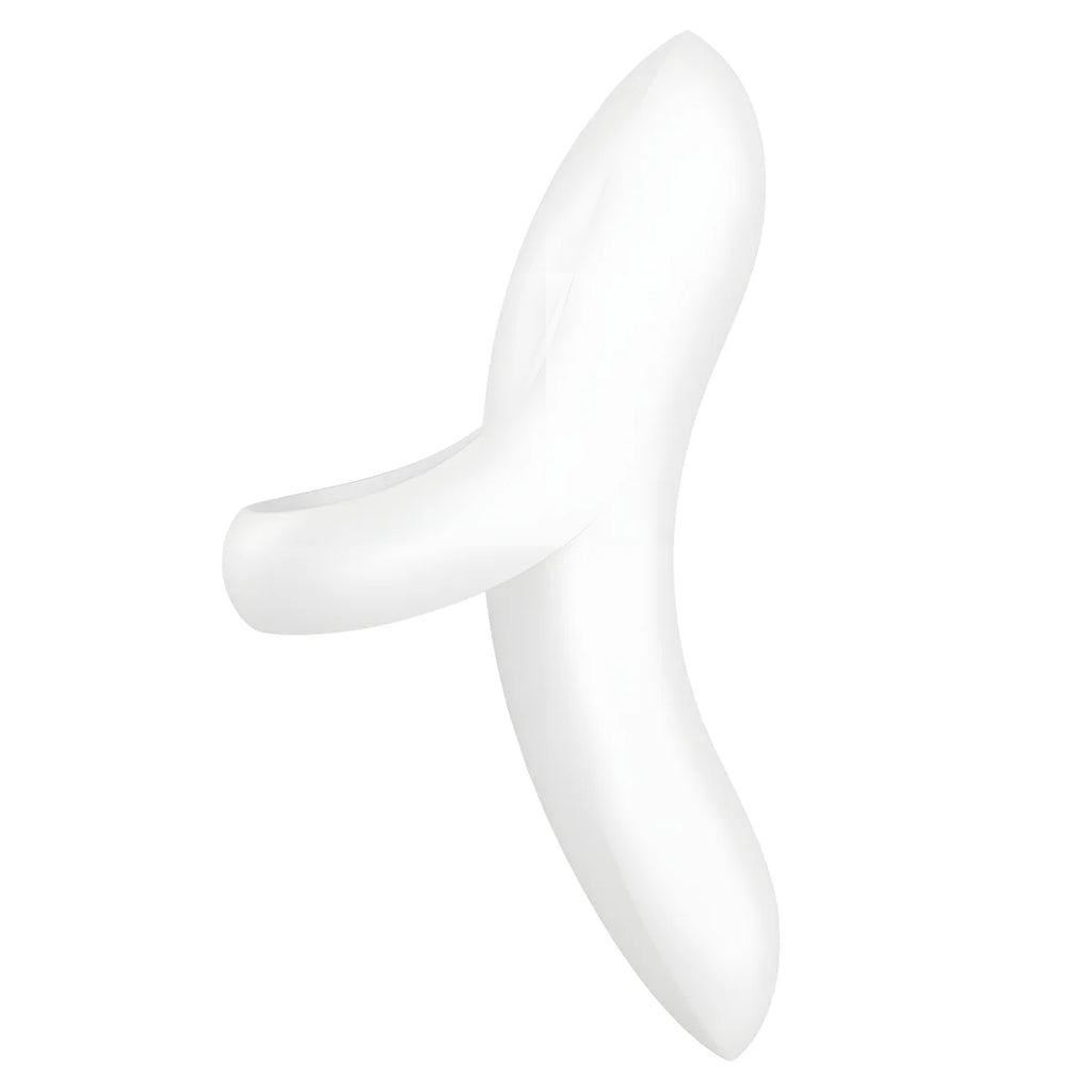 satisfyer vibrateur doigts bold lover blanc